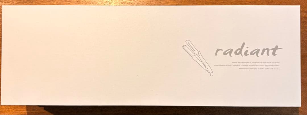 ほぼ新品！radiant ストレート ヘアアイロン 35mm ラディアント