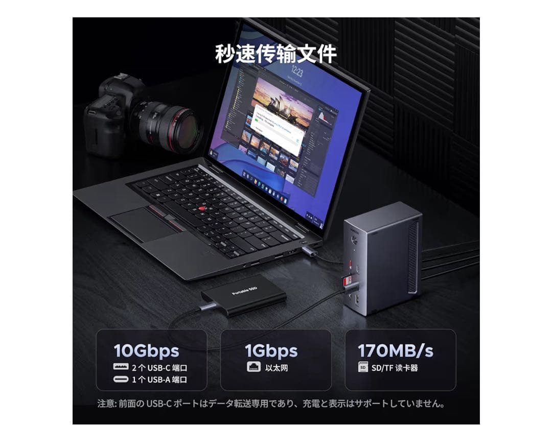 UGREEN Revodok Pro 314 USB-C ドッキングステーション