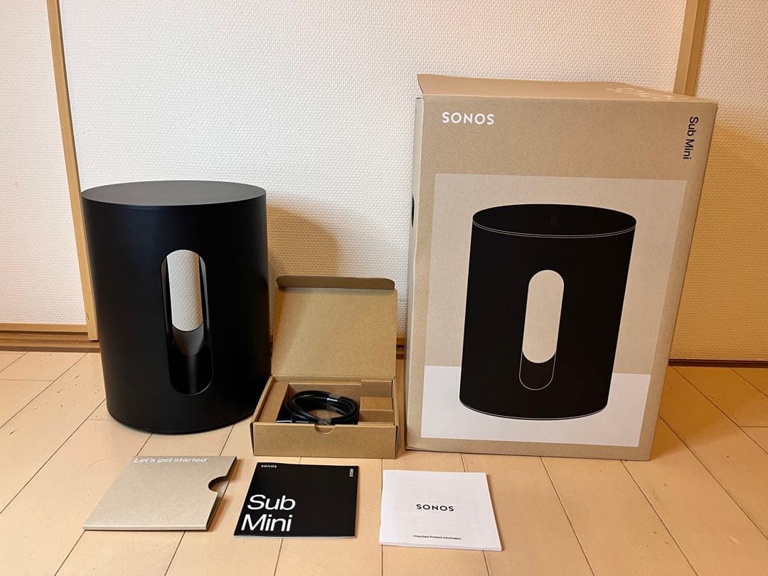 【SONOS】 Sub Mini サブウーファー SUBM1JP1BLK