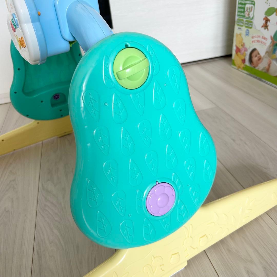【美品】くまのプーさん えらべる回転 6WAY ジムにへんしんメリー