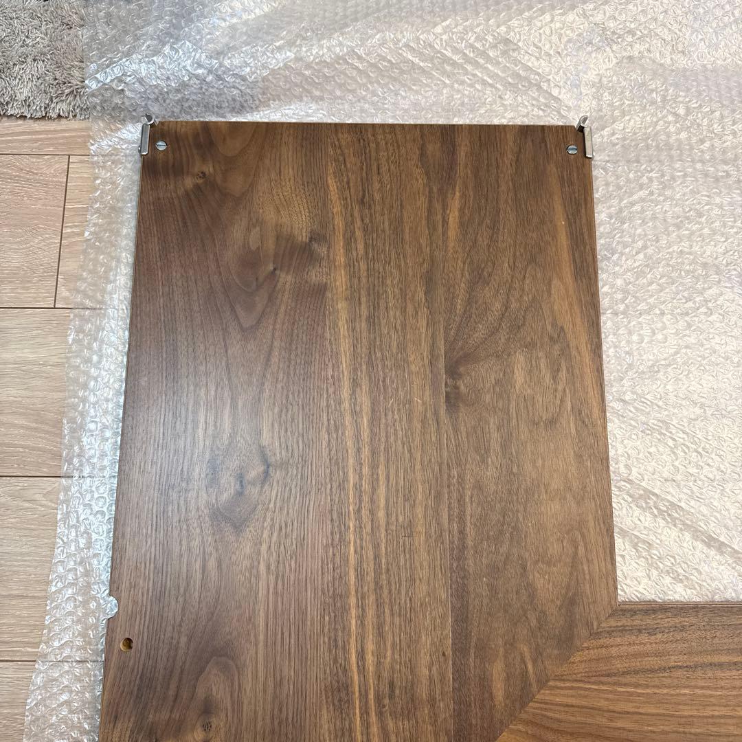 無印良品ステンレスユニットシェルフ・追加棚・コーナータイプ／WN材 幅８４ｃｍ