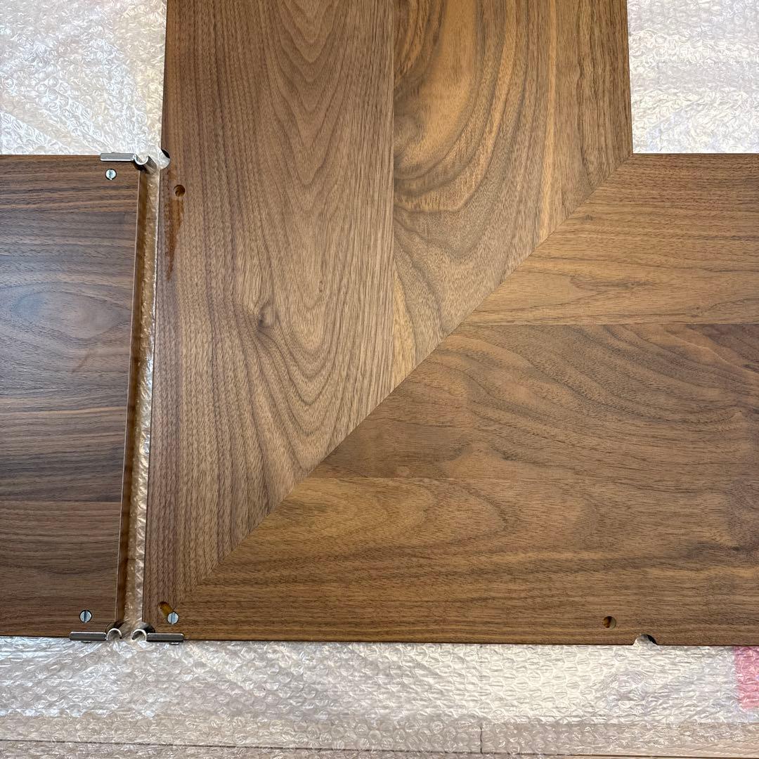 無印良品ステンレスユニットシェルフ・追加棚・コーナータイプ／WN材 幅８４ｃｍ