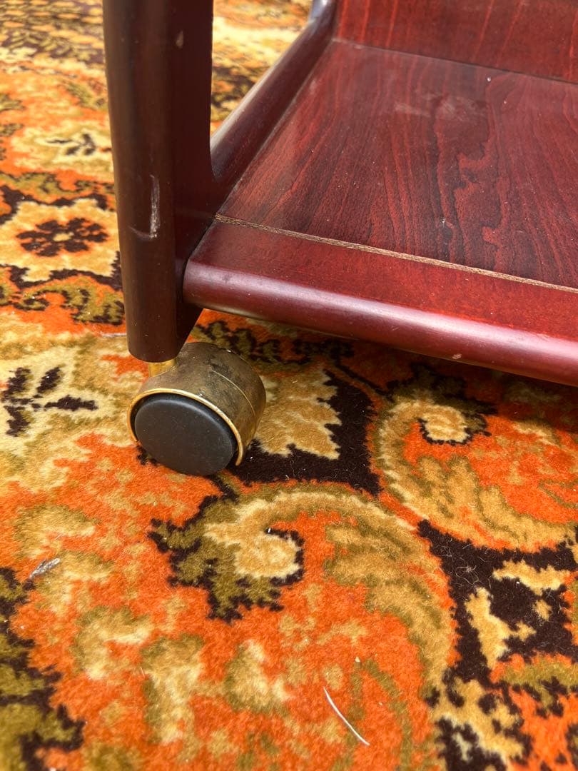 オールドカリモク キッチンワゴン インテリア 昭和レトロ 当時物 アンティーク