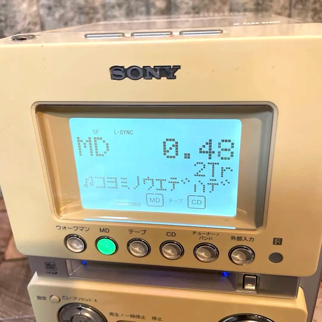 #894 SONY MD搭載オールインワンコンポ CMT-M35WM