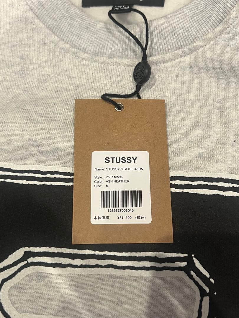 Stussy state crew グレー M