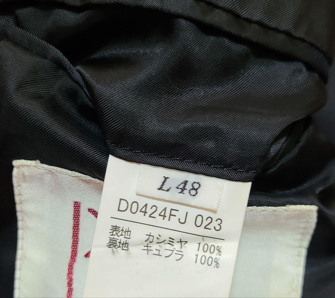 パパス　ブラック テーラードジャケット 2つボタン