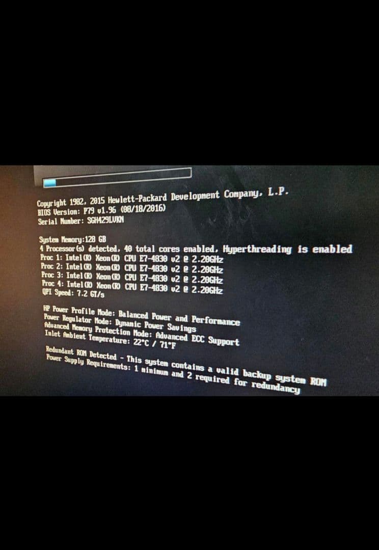 C*x様 HP Proliant Dl580 Gen8 ジャンク