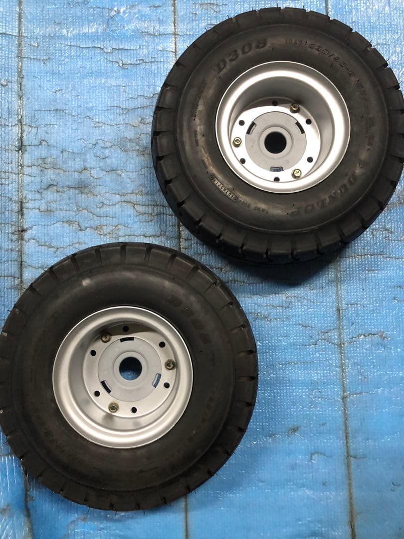 ジャイロ系　純正6穴リアホイール　タイヤ付＊送料込み＊レストア　ミニカー　修理