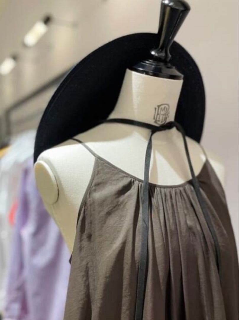 【BLAMINK】ブラウンワンピースドレス