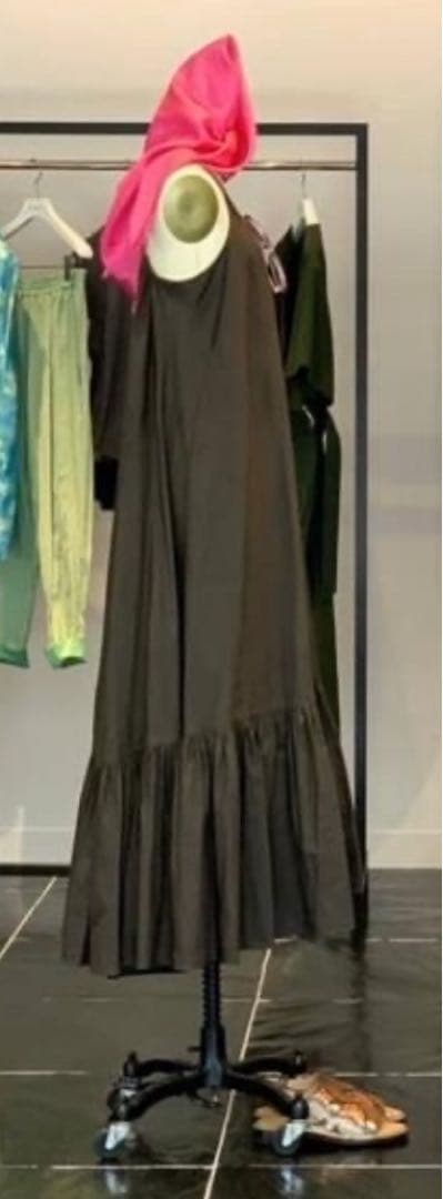 【BLAMINK】ブラウンワンピースドレス