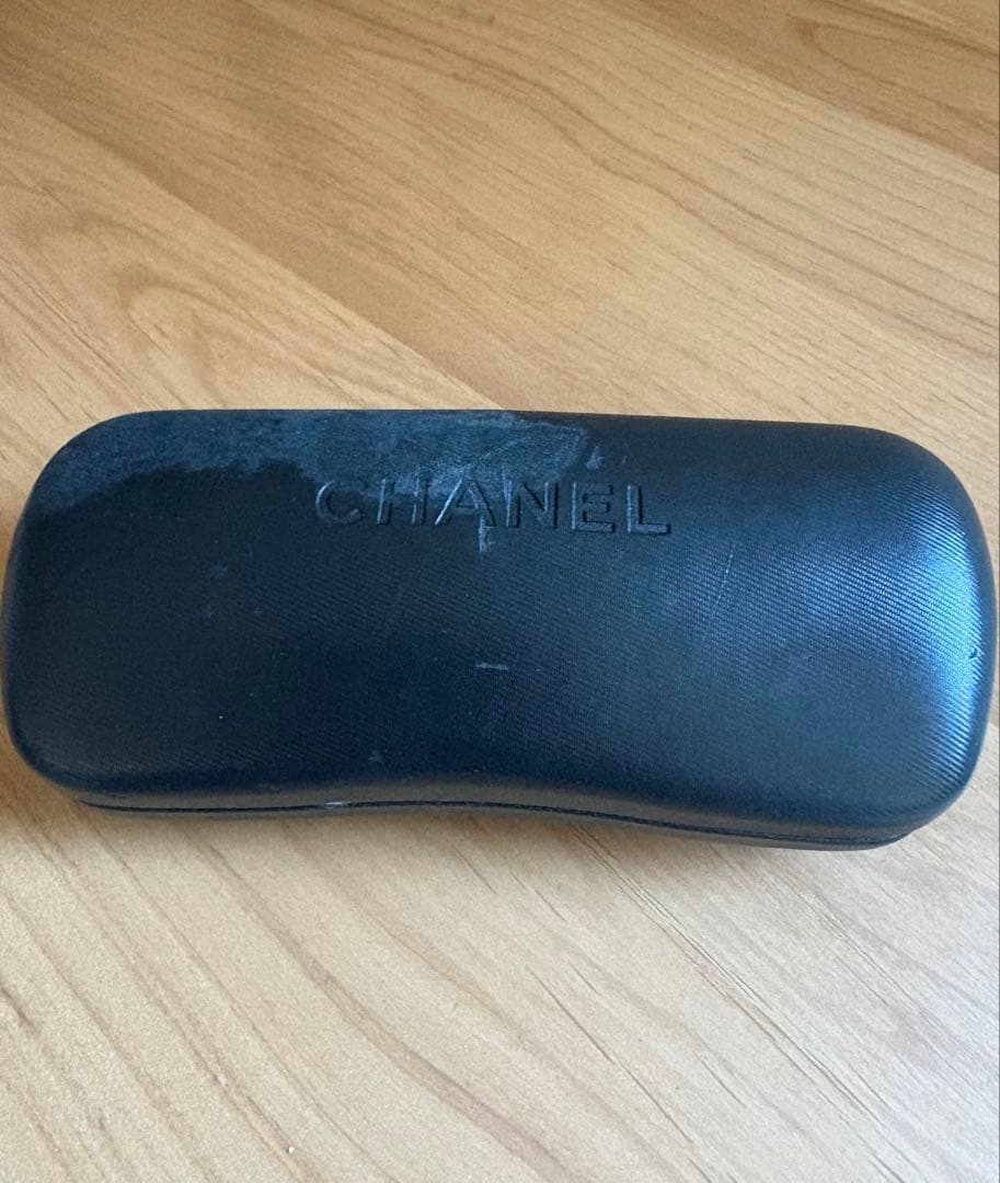 CHANEL　リムレス　サングラス　ラインストーン　ピンク　グラデーション　縁無