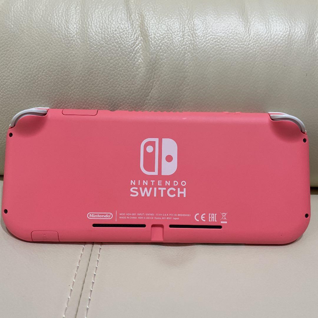 美品‼️あつ森＆Nintendo Switch 大人気色‼️ コーラルピンク