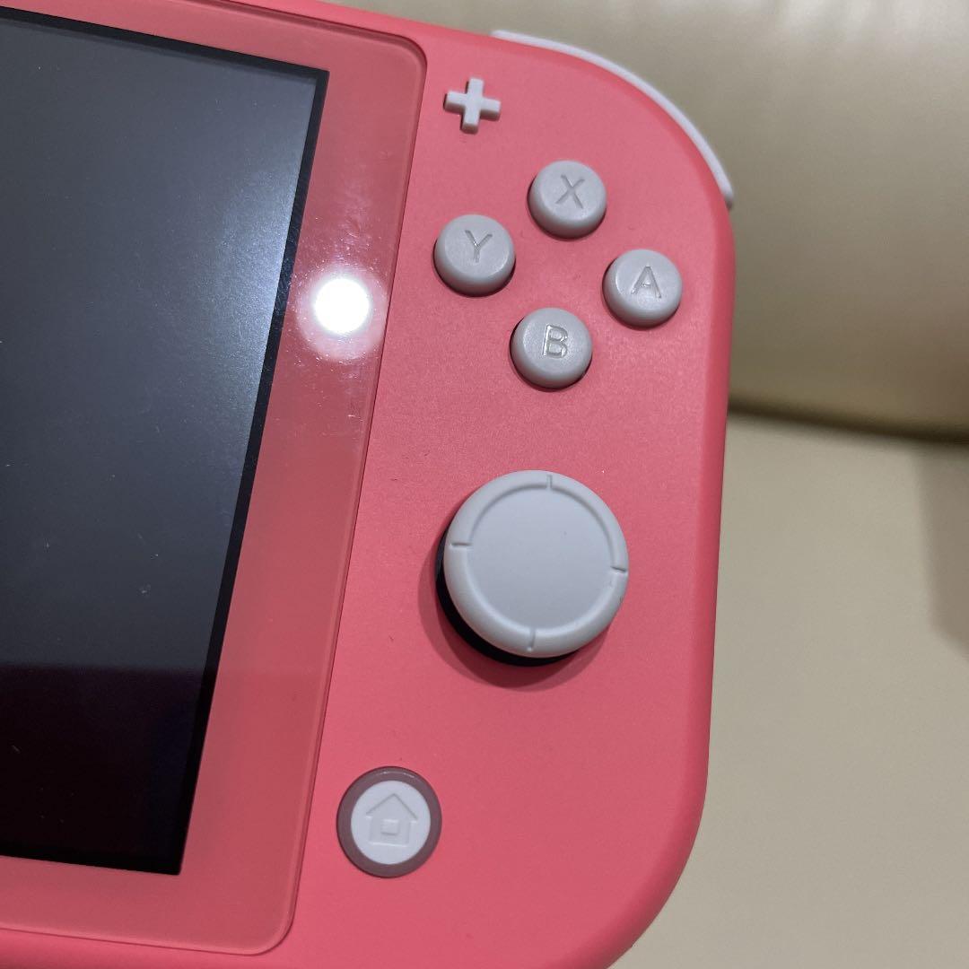 美品‼️あつ森＆Nintendo Switch 大人気色‼️ コーラルピンク