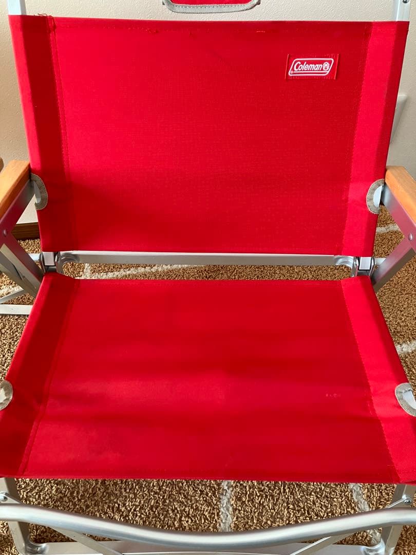 Coleman コールマンコンパクトフォールディングチェア イエロー　レッド