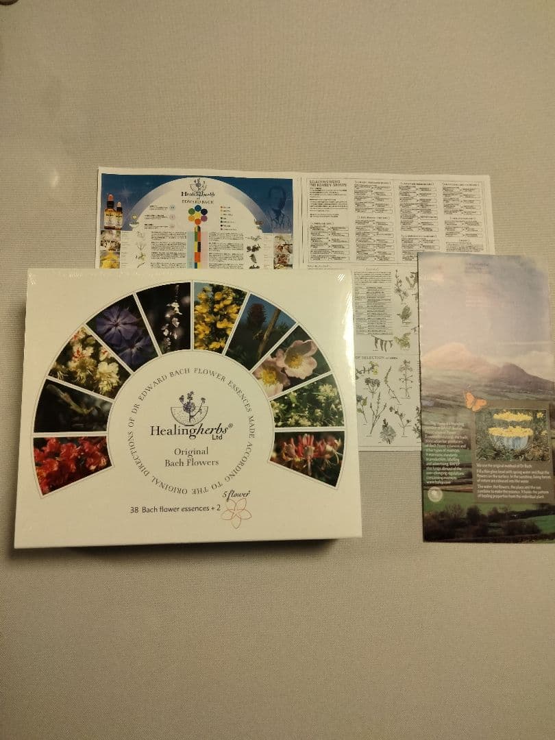 【オマケ付き】フラワーエッセンス40本フルセットと専用木箱♪ヒーリングハーブス社