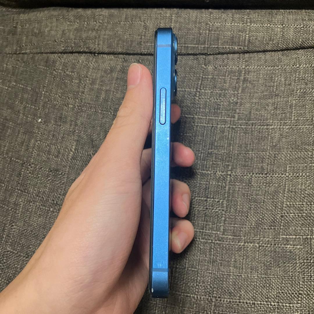 液晶傷なし iPhone 13 mini 128GB simフリー　ブルー