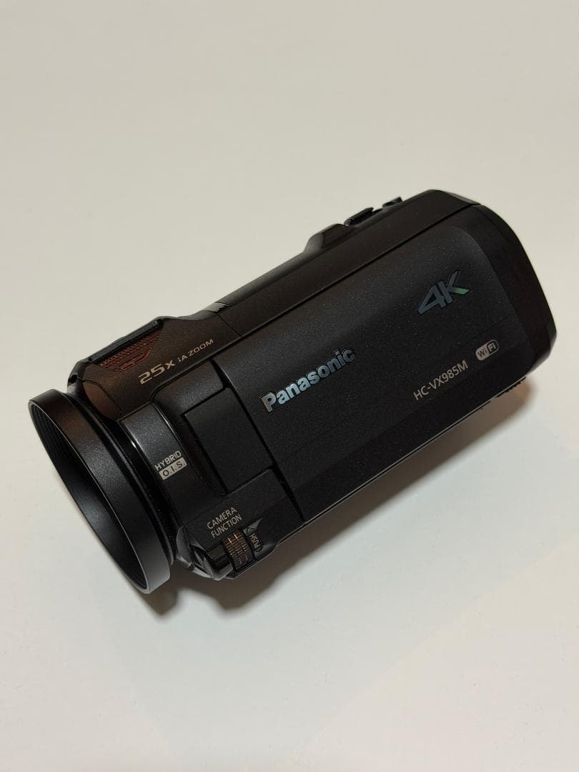 美品★Panasonic HC-VX985M 4Kビデオカメラ★大容量バッテリ付