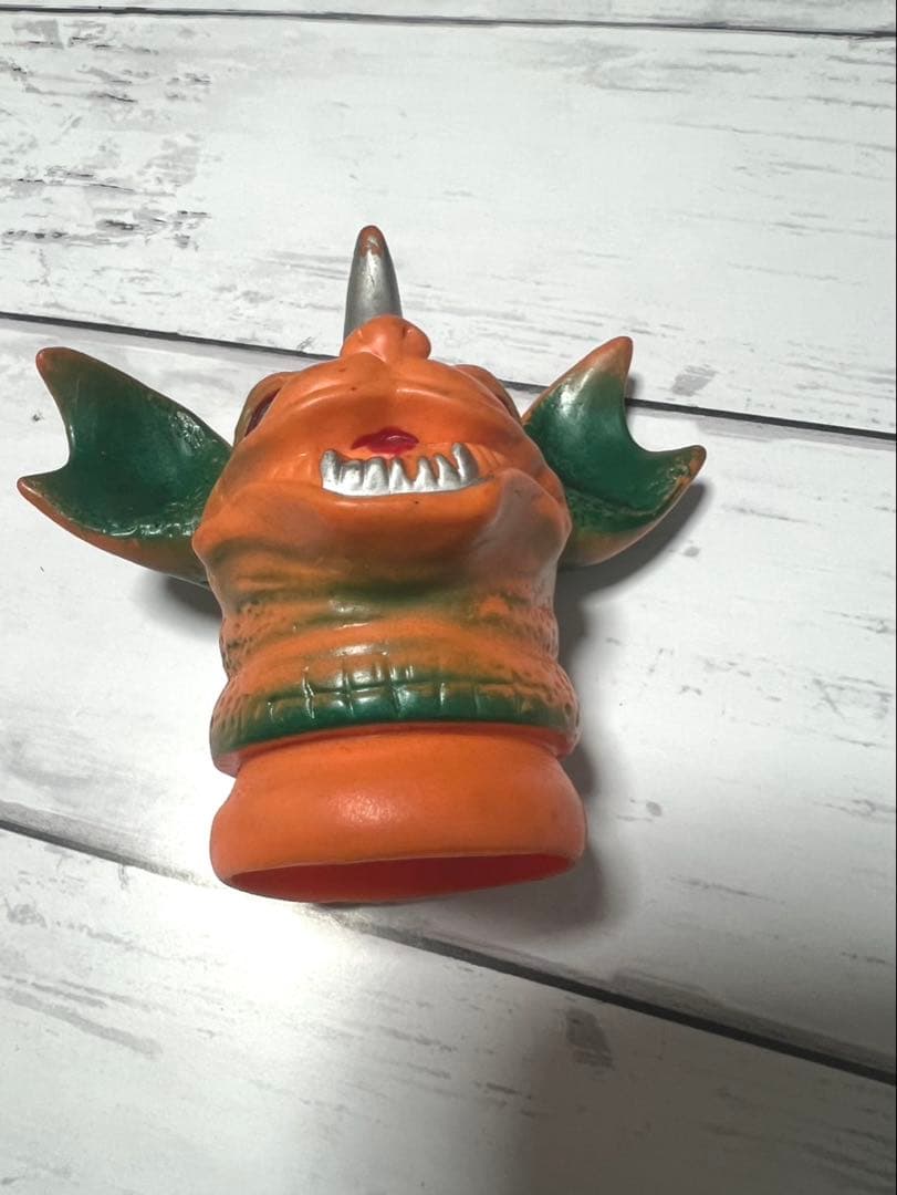 ピ*ん様 頭部のみ　昭和レトロ バラゴンソフビ ブルマァク