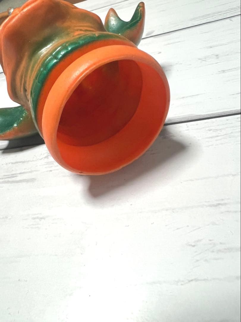 ピ*ん様 頭部のみ　昭和レトロ バラゴンソフビ ブルマァク