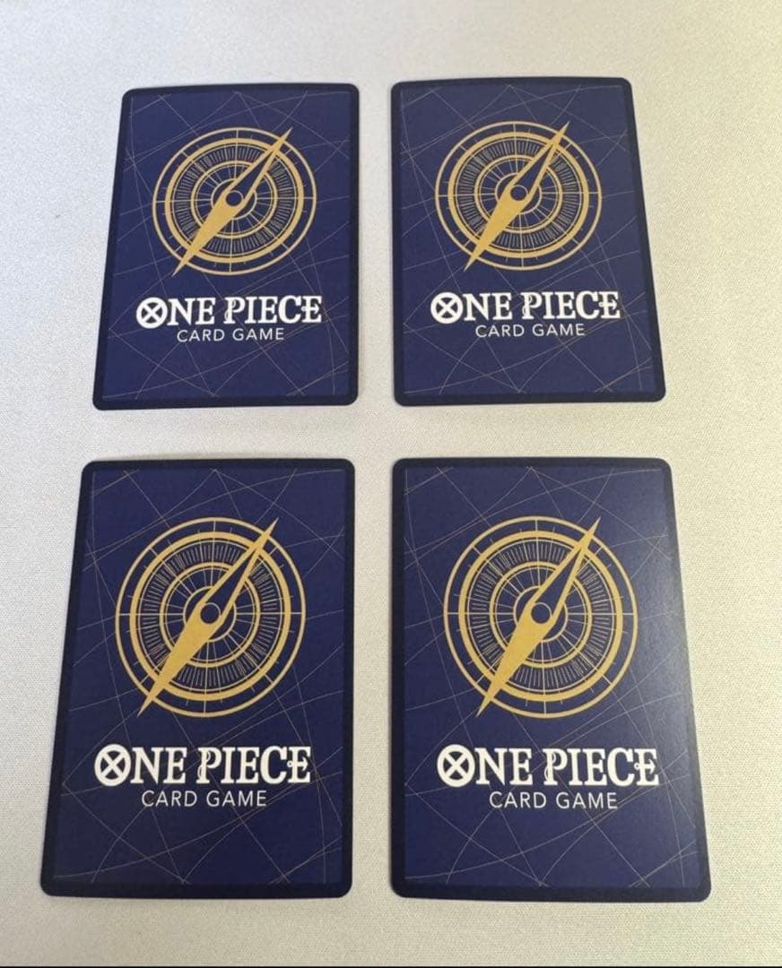 ワンピースカードゲーム ゼウス R プロモ パラレル　4枚セット