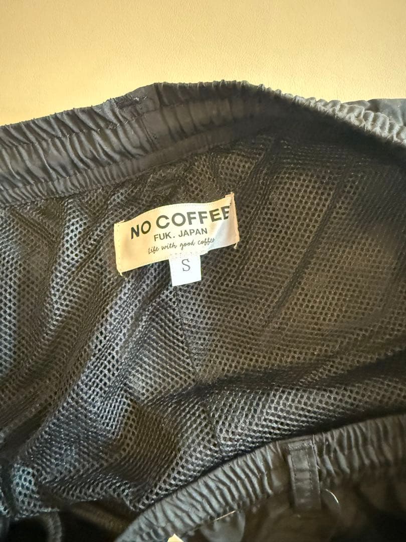 NO COFFEE ブラックショートパンツ Sサイズ