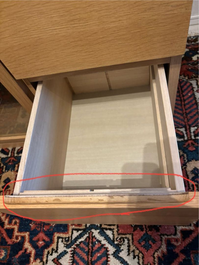 無印良品 木製AVラック テレビ台 幅90cm オーク材