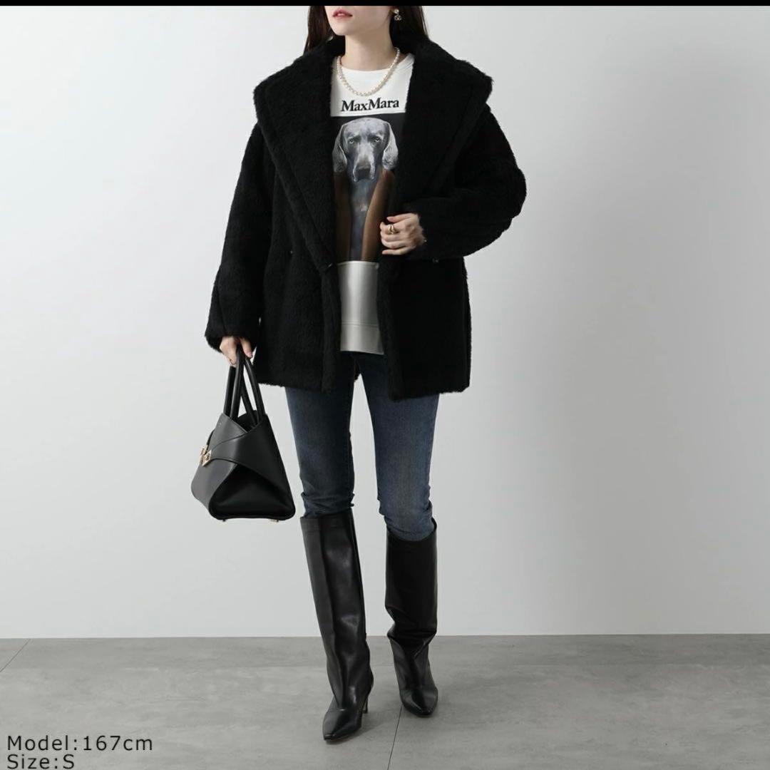 かお様　マックスマーラ　Fuxia フクシア　テディベアショートコート