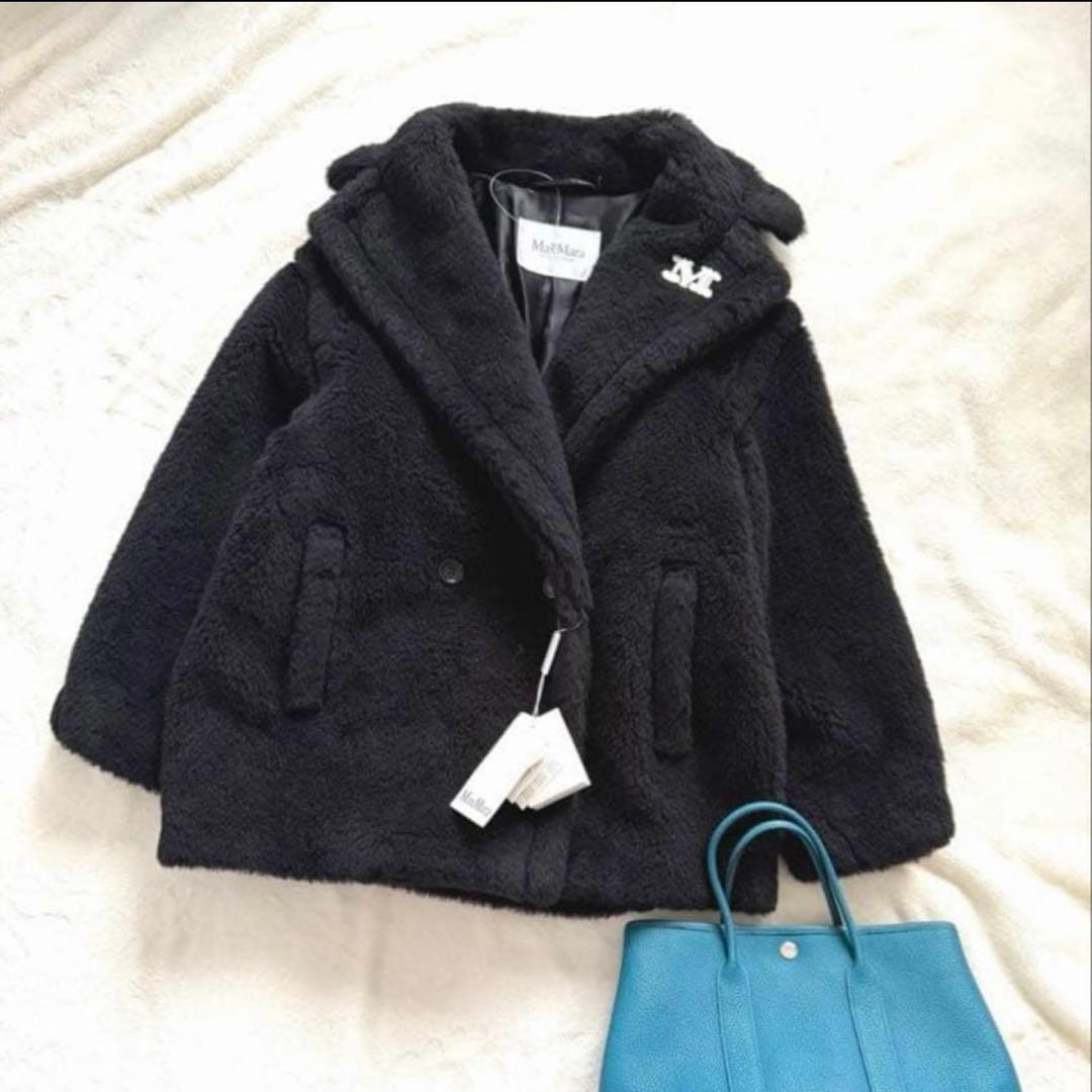 かお様　マックスマーラ　Fuxia フクシア　テディベアショートコート