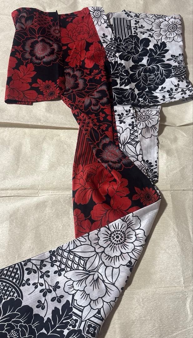 片身替わりの浴衣　クリーニング済み　舞台しにつか　刀ステ士伝　花火大会などに!