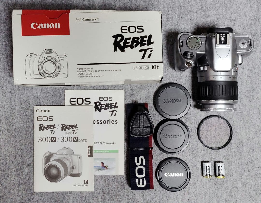 Canon EOS Rebel Ti フィルムカメラ　標準ズームレンズ付