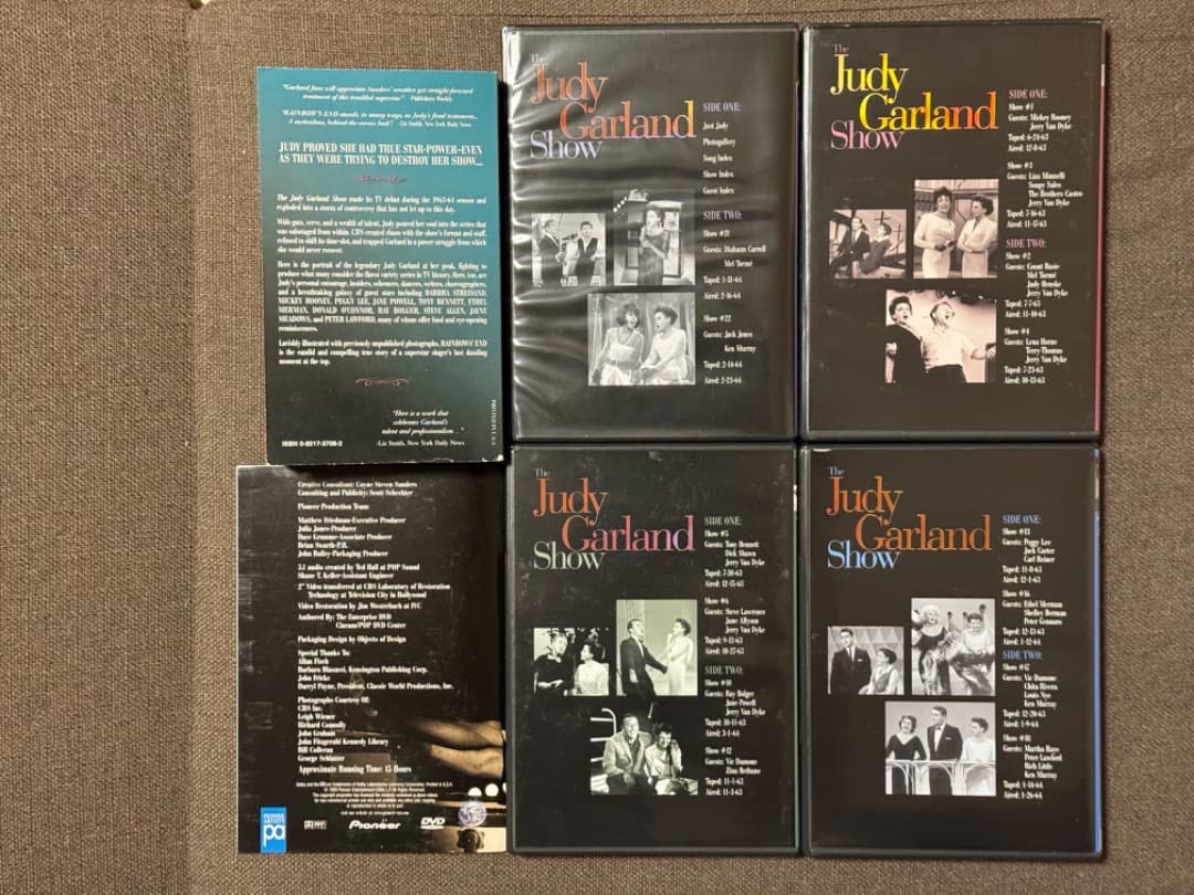 ジュディガーランドショウコレクションセットDVD4/本ジュディ・ガーランドショー