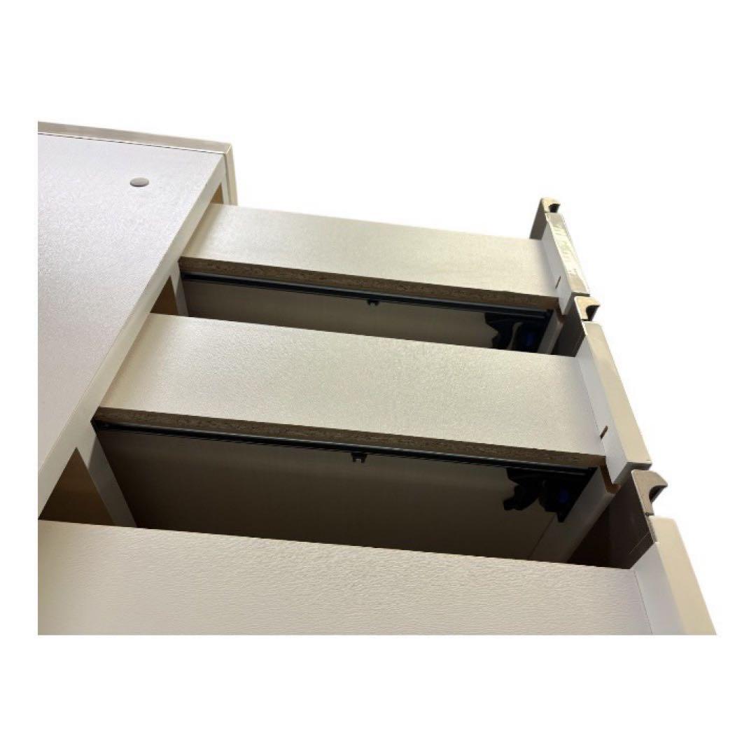 限定配送 食器棚 キッチンボード 4段引き出し 収納 インテリア 家具 羽 N