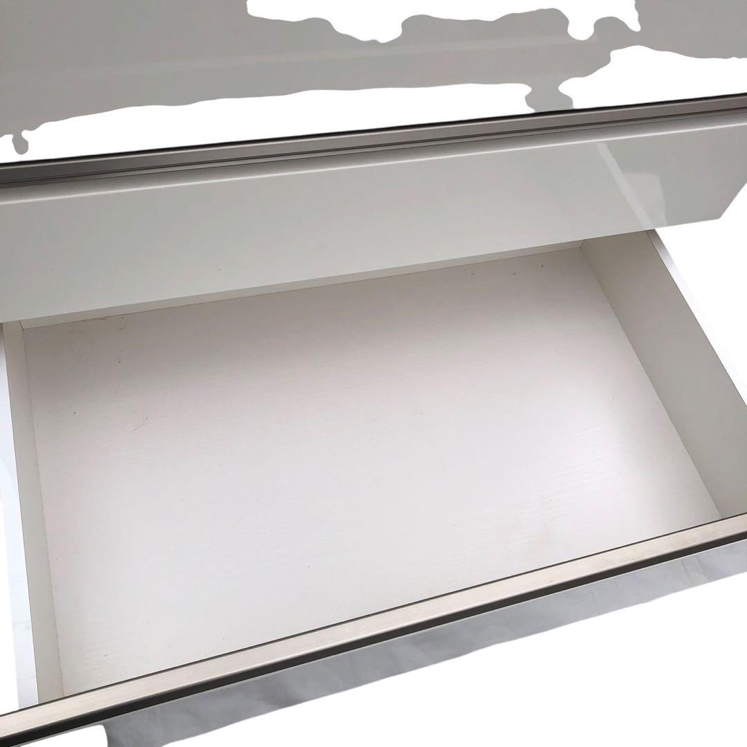 限定配送 食器棚 キッチンボード 4段引き出し 収納 インテリア 家具 羽 N