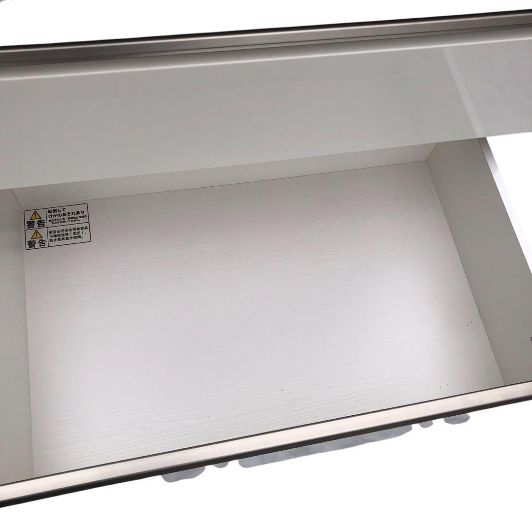 限定配送 食器棚 キッチンボード 4段引き出し 収納 インテリア 家具 羽 N