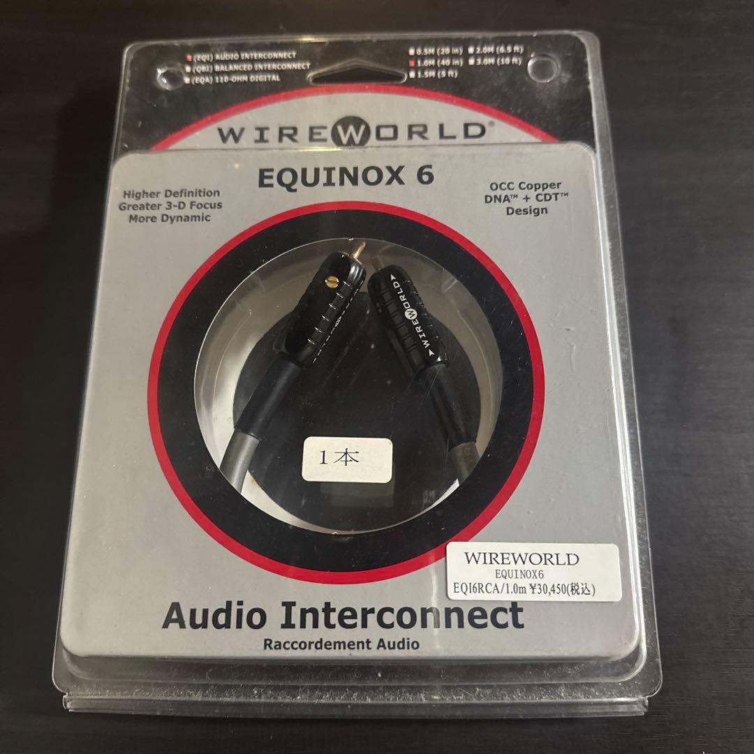 WIREWORLD EQUINOX6 1.0m RCAケーブル