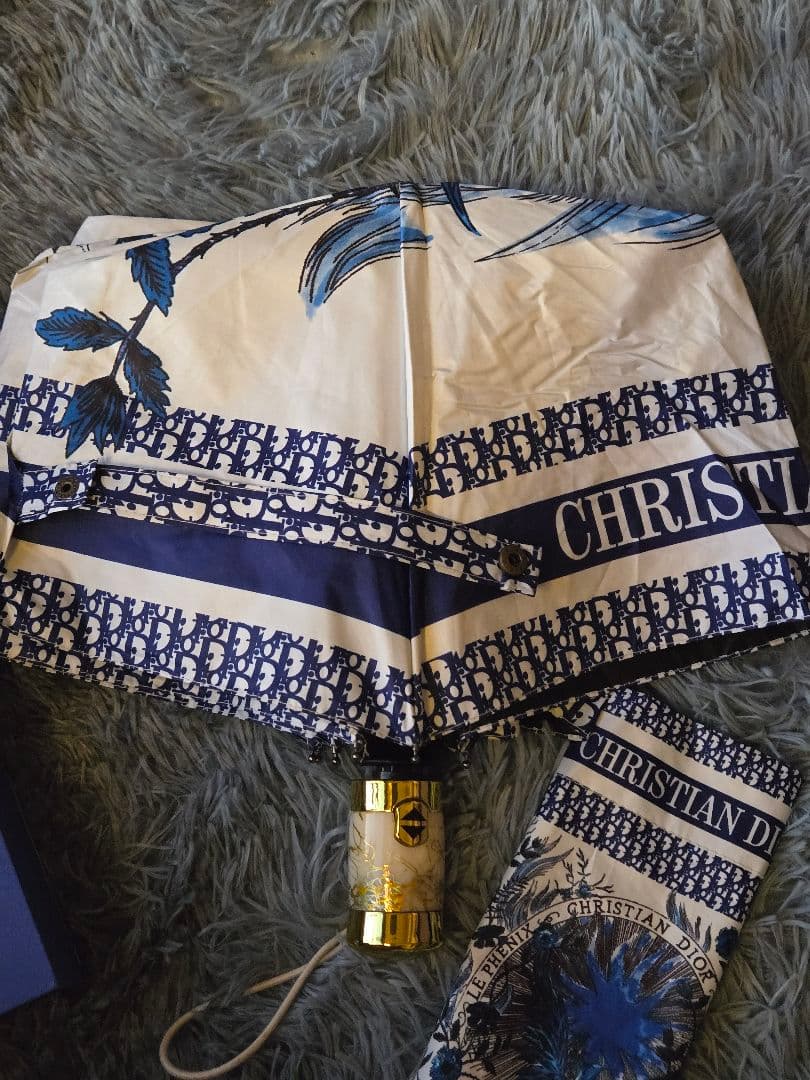 Christian Dior ワンタッチ自動開閉 折りたたみ傘