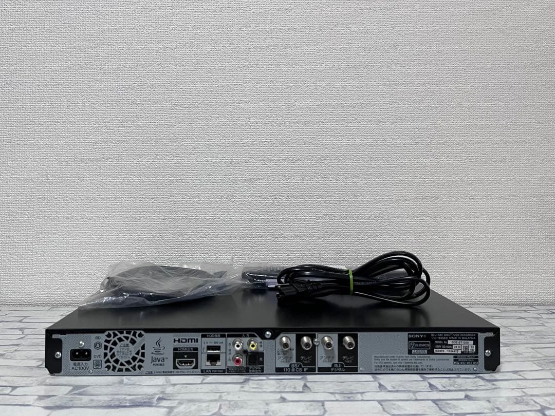 美品　1TB 3番組録画　ソニー　ブルーレイレコーダー　BDZ-ET1200