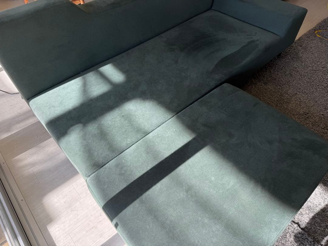 餡子　 フランネルネルソファ シエスタ 2.5人掛け&オットマン