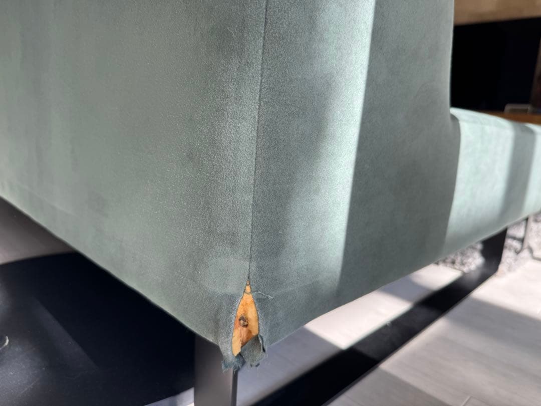 餡子　 フランネルネルソファ シエスタ 2.5人掛け&オットマン