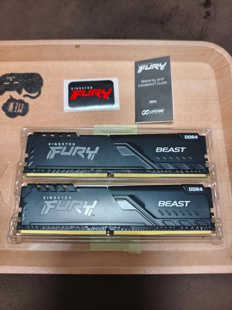 Kingston DDR4メモリ3200MHz 16GB(8GBx2枚)
