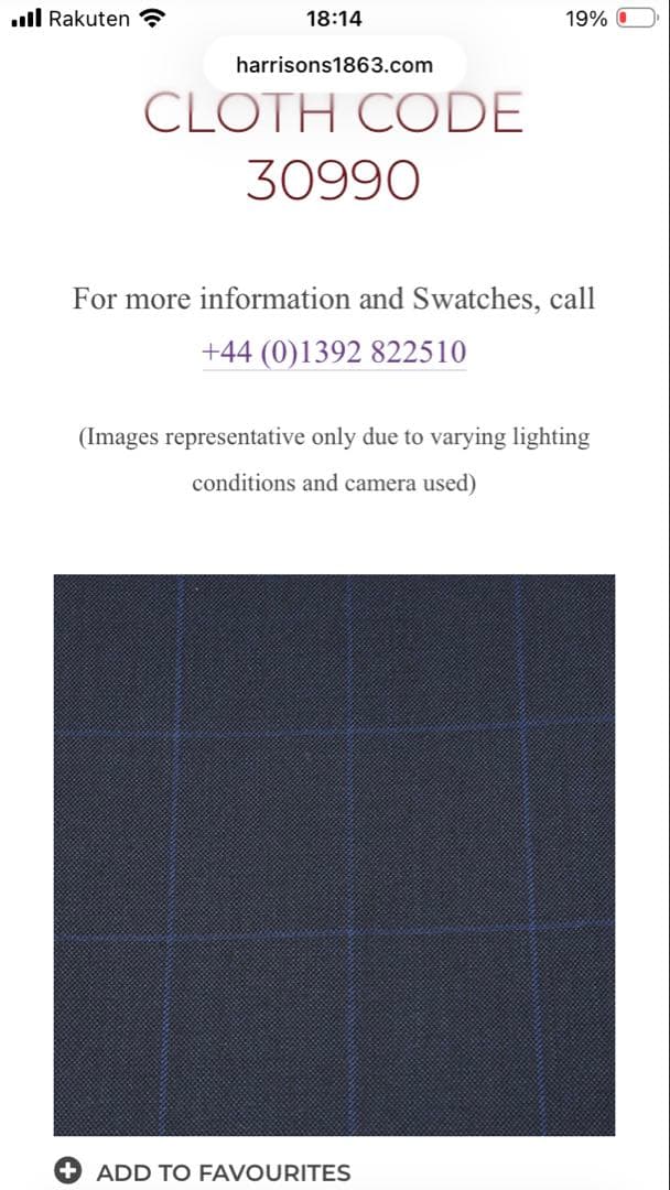 Vick tailor MTMスーツ H.Lesser