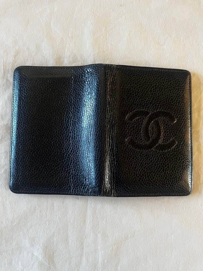 かなこさん専用　CHANEL 名刺ケース　ブラック　レザー　シャネル　名刺入れ