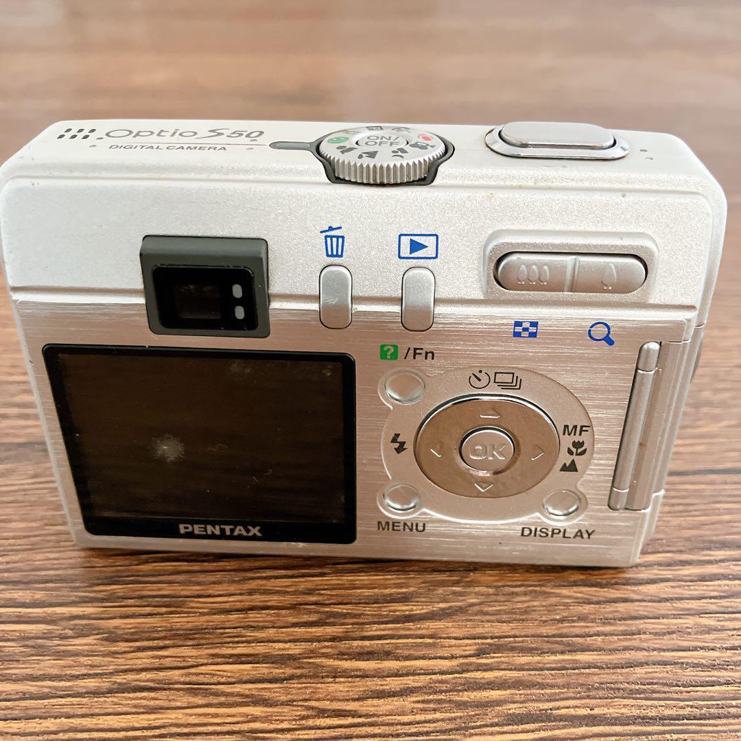 PENTAX Optio S50 デジカメ　動作確認済　単三電池　スマホ転送