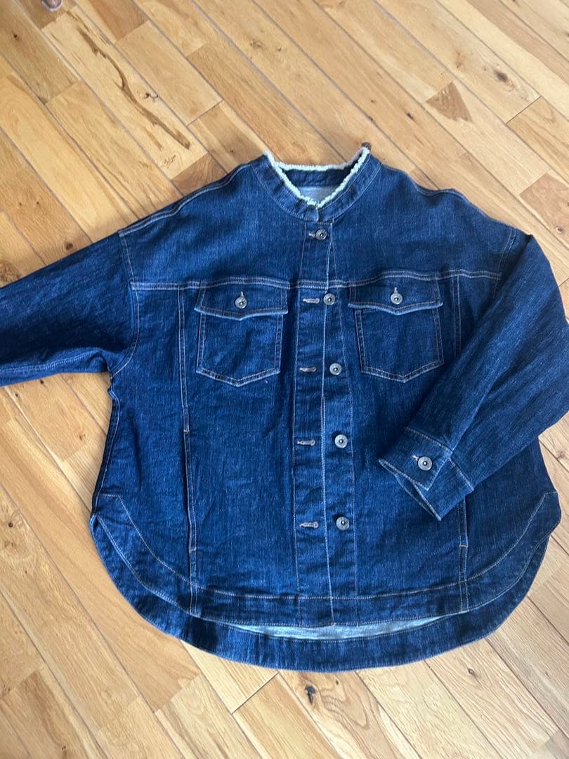 ChouChouセレクト　ストレッチデニムバックタックJK