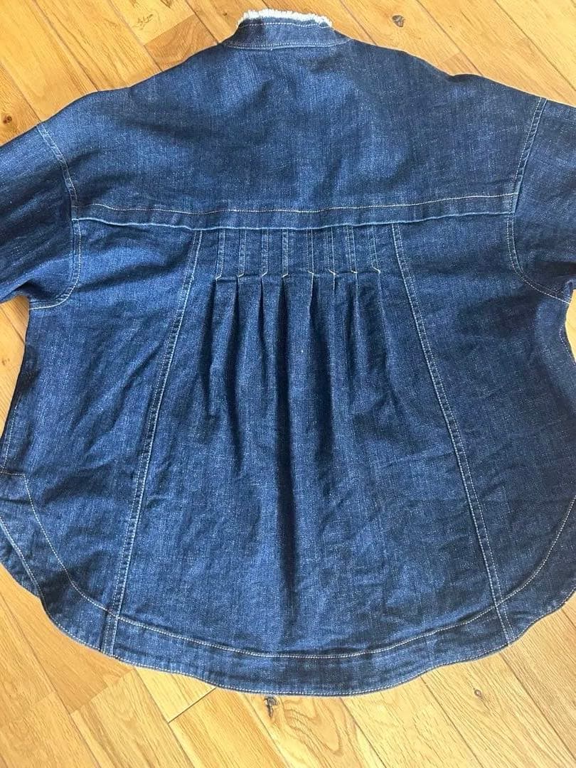 ChouChouセレクト　ストレッチデニムバックタックJK