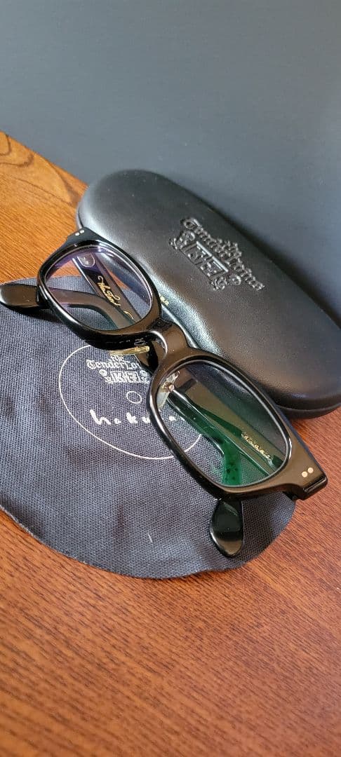 Tenderloin × 白山眼鏡 \"IN THE WIND\"ブラック×シルバー