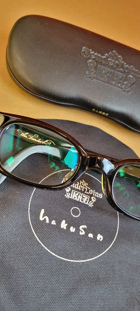 Tenderloin × 白山眼鏡 \"IN THE WIND\"ブラック×シルバー