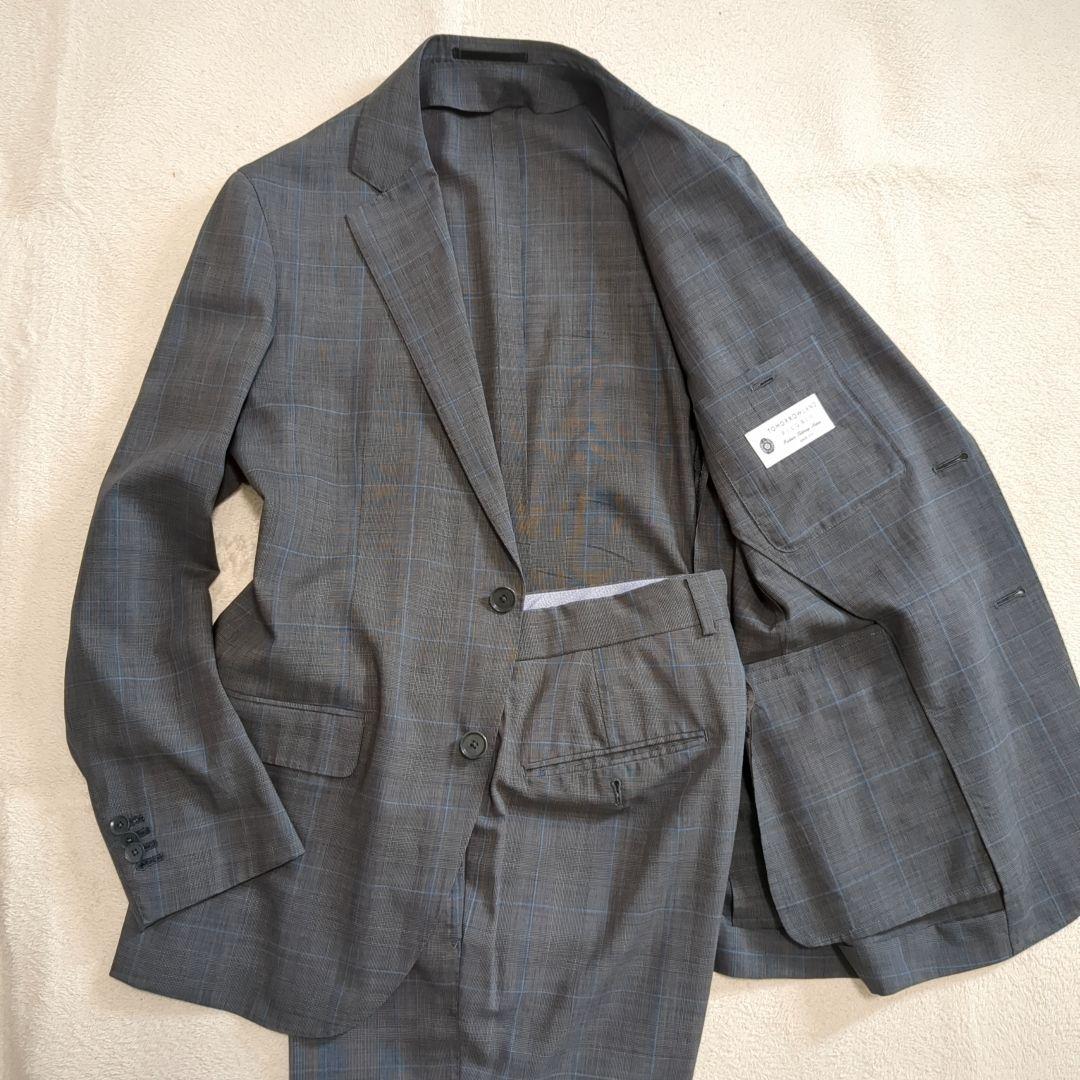 美品 トゥモローランド ピルグリム ゼニア別注 スーツセットアップ 48サイズ