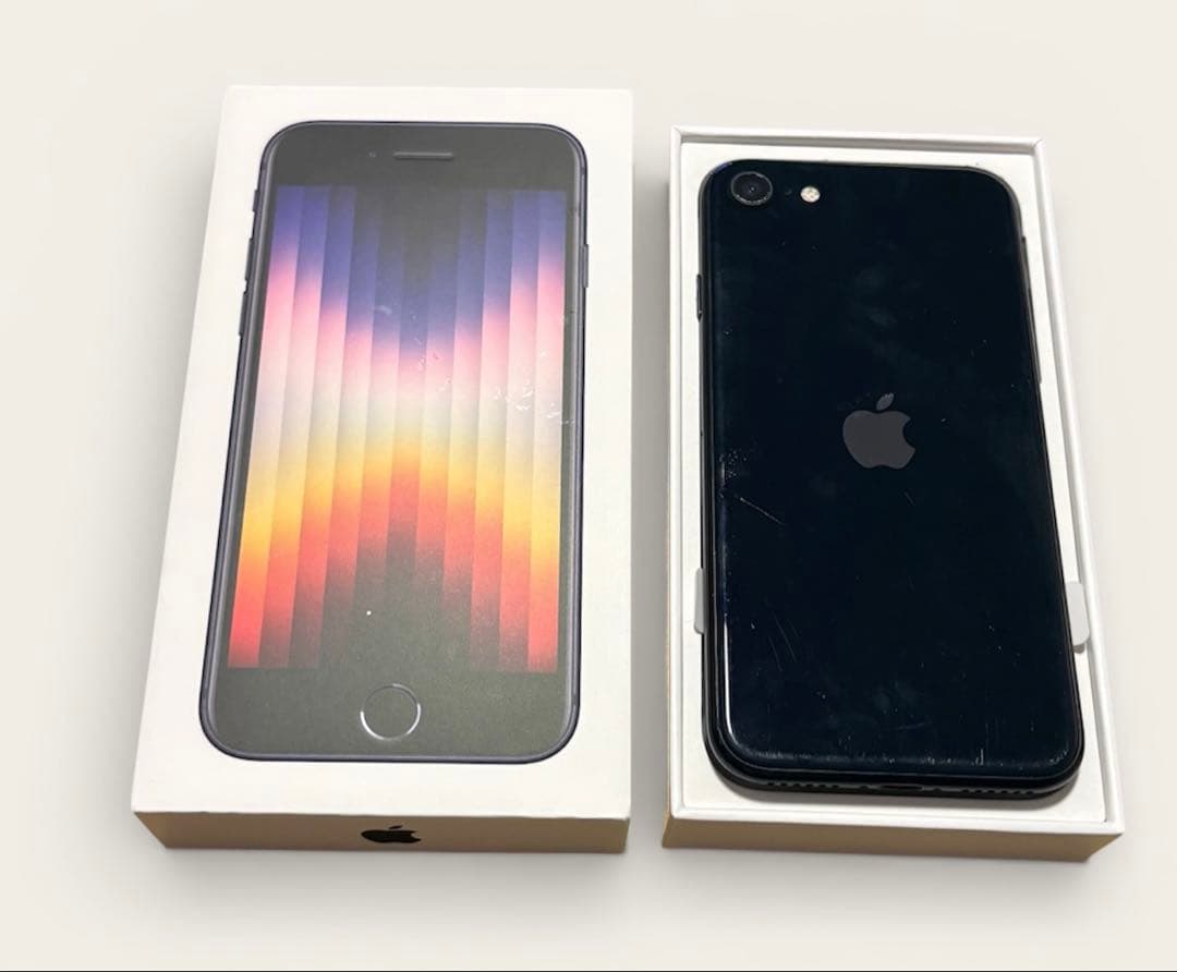 iPhone SE 第3世代 SE3 ミッドナイト（ブラック）128GB