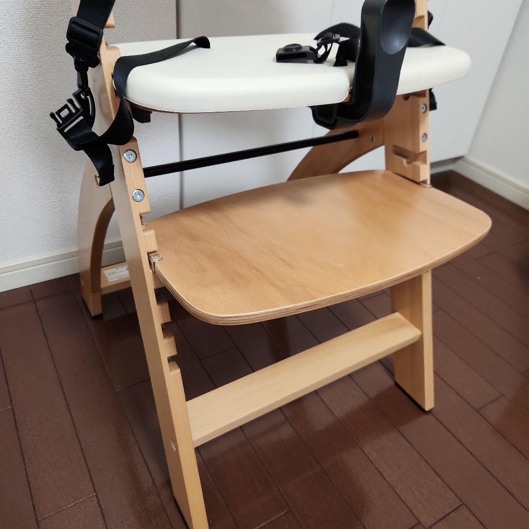 【お値下げ可能】BEYOND　Junior　ハイチェア　ナチュラルホワイト